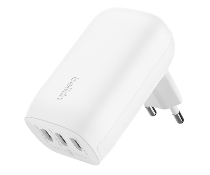 Ładowarka i akumulator BELKIN Ładowarka BOOSTCHARGE 67W USB-Cx3 PPS biała WCC002vfWH